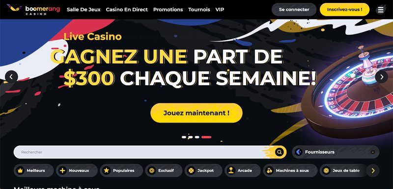 Boomerang Casino: Preverite Vašo Sreco z Najboljšimi Sloti v Sloveniji